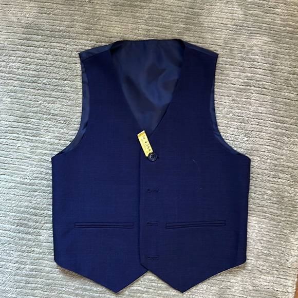 Boys Navy 5 piece slim suit slim fit size 6 Jewels and Gents - Picture 3 of 4